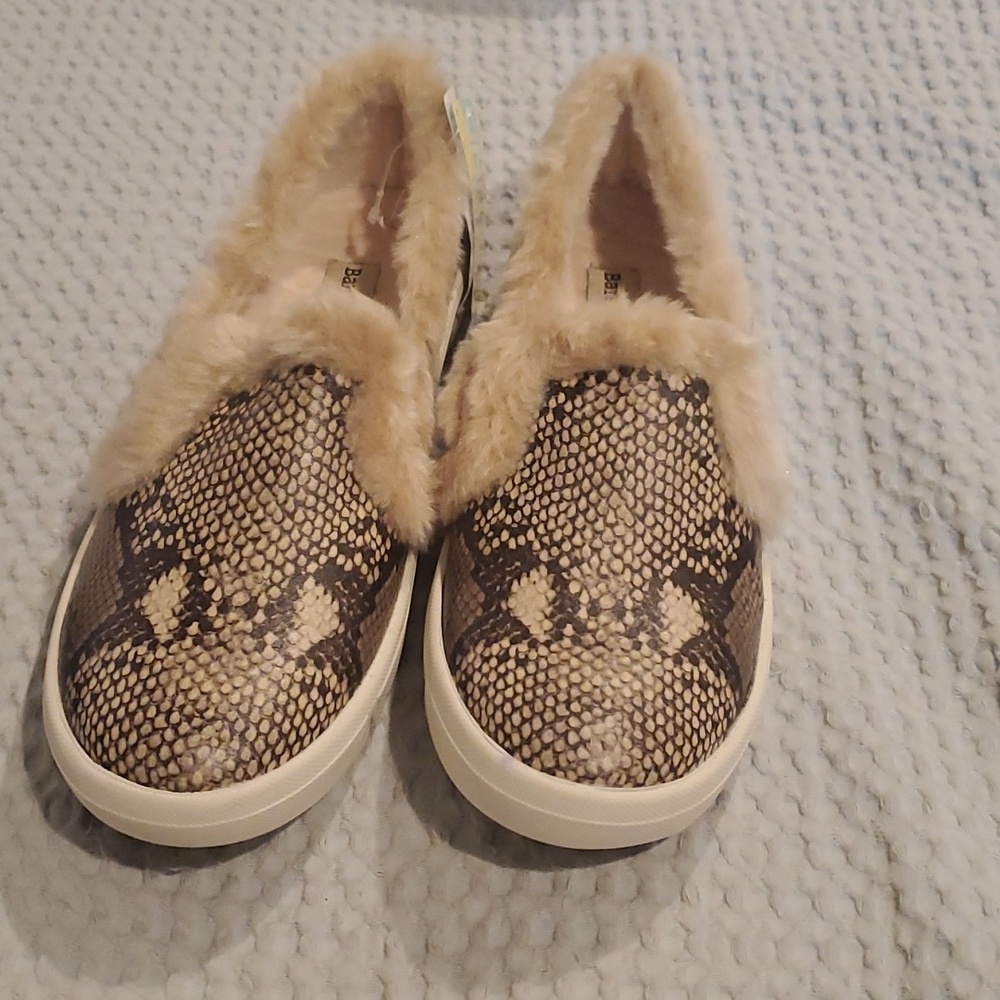 Nwt Baretraps Bunny Women's Flats & Oxfords Natural Snake Microfiber 9m (#3)